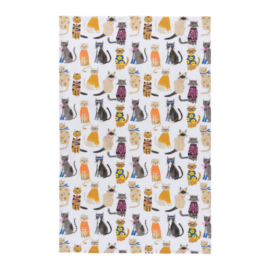 Danica Tea Towel Feline Fine Cat