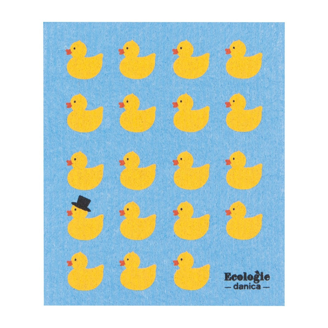 Now Designs Swedish Dish Cloth Rubber Duckies