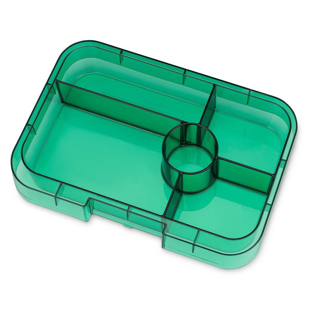 Yumbox Tapas 5 Compartment Replacement Tray Green