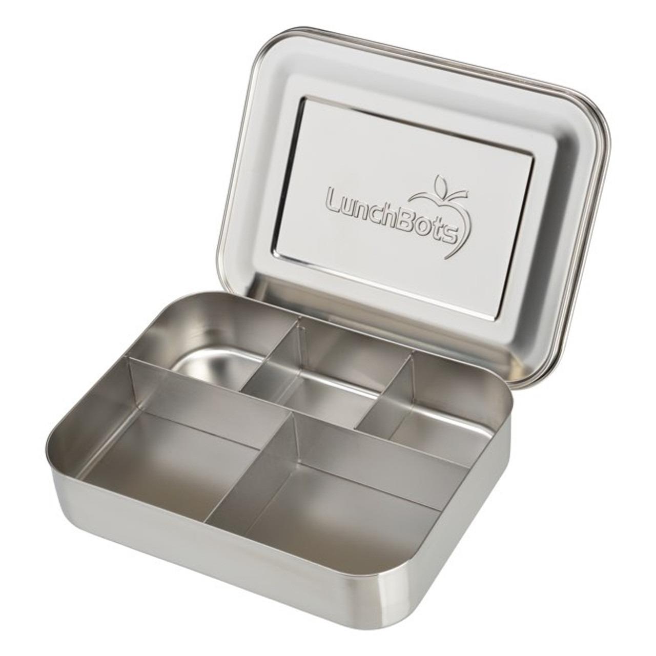 LunchBots Cinco 5 Compartment Bento Lunch Box - iQ living