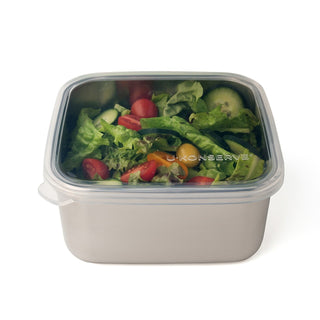 U-Konserve 50oz Square Stainless Steel Food Container - Clear