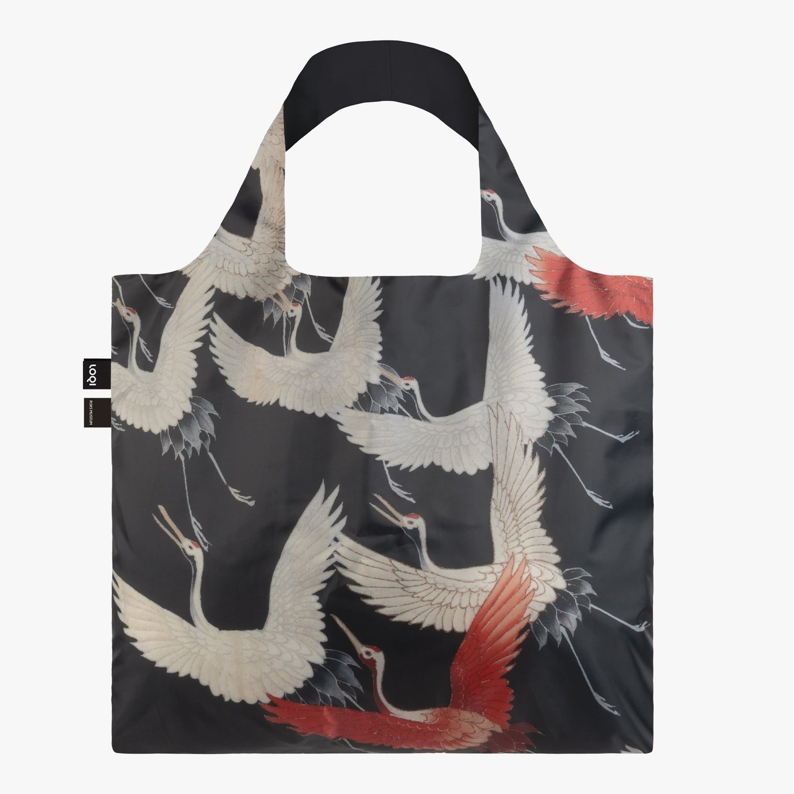 LOQI Tote Bag - Flying Cranes - iQ living