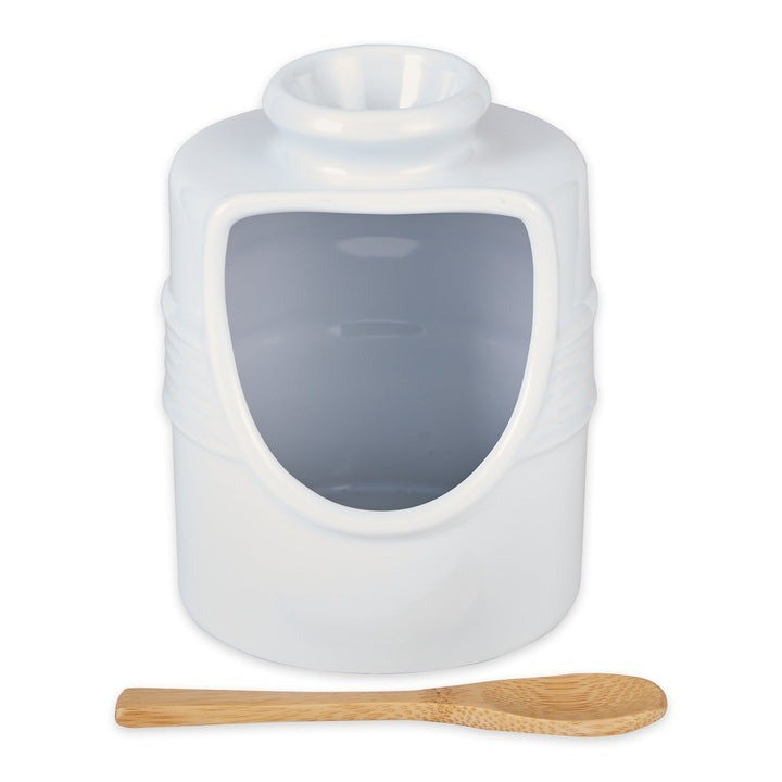 RSVP Stoneware Salt Pig