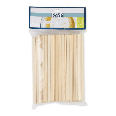 RSVP Bamboo Stir Sticks - 250 Count