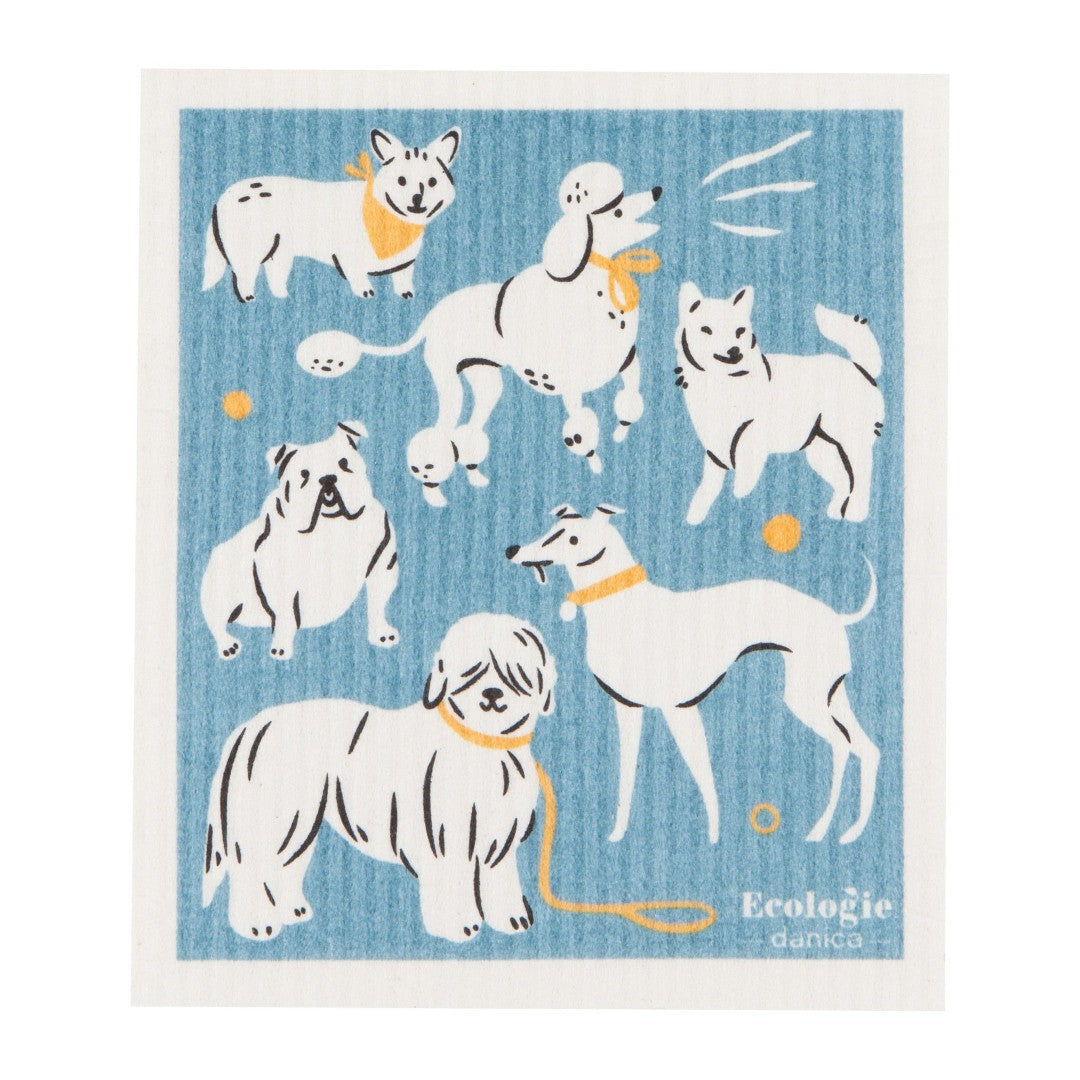 Now Designs Swedish Dish Cloth Go Fetch Dogs - iQ living