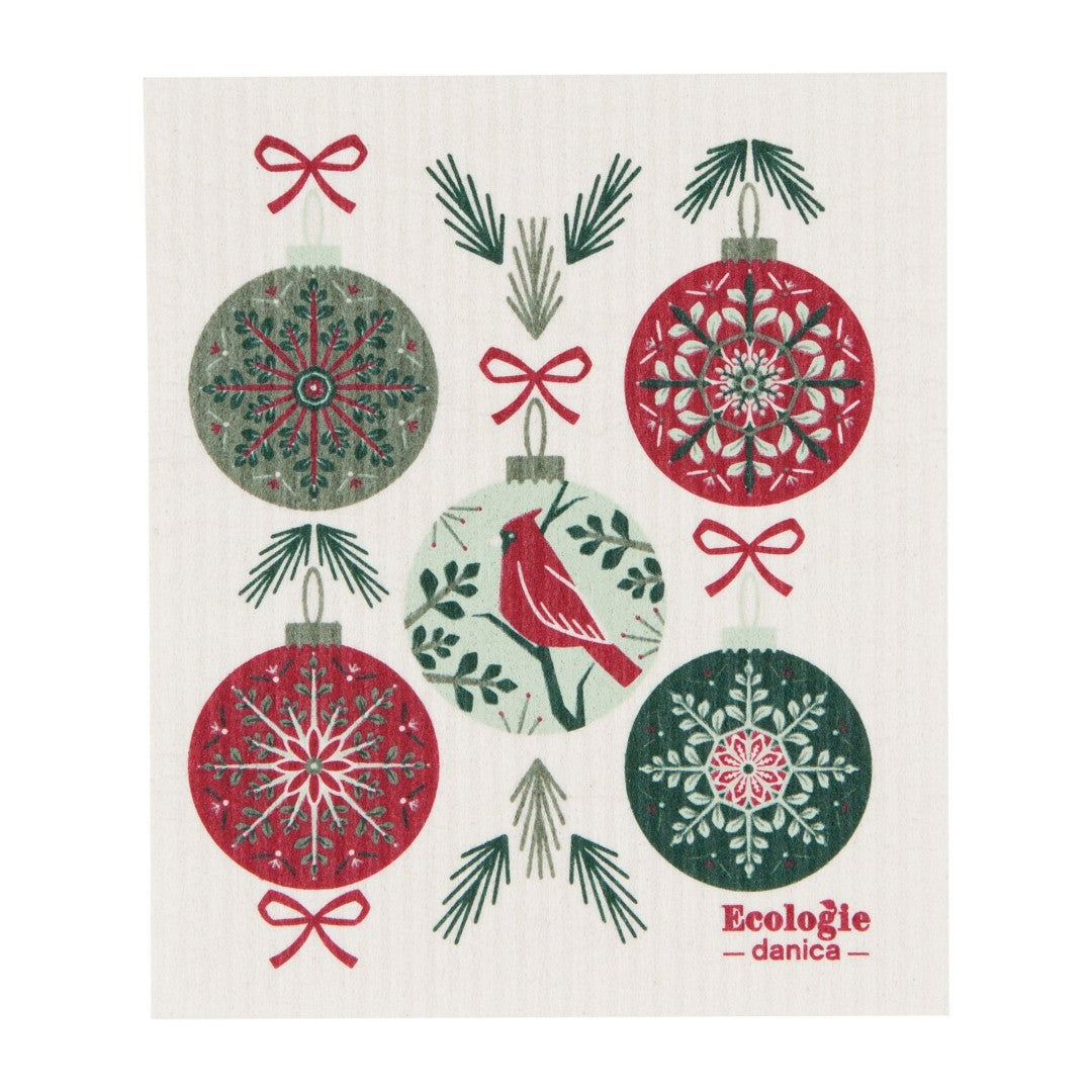Now Designs Christmas Swedish Dish Cloth Good Tidings