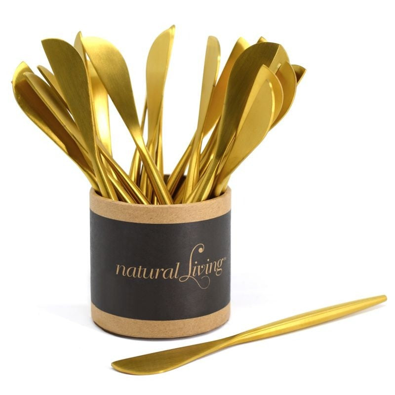 Natural Living Brushed Gold Small Spreader - iQ living