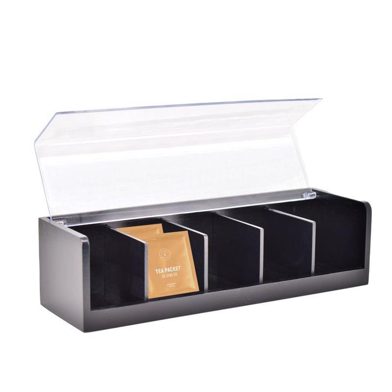 Ch'a Tea 5 Compartment Tea Bag Organizer