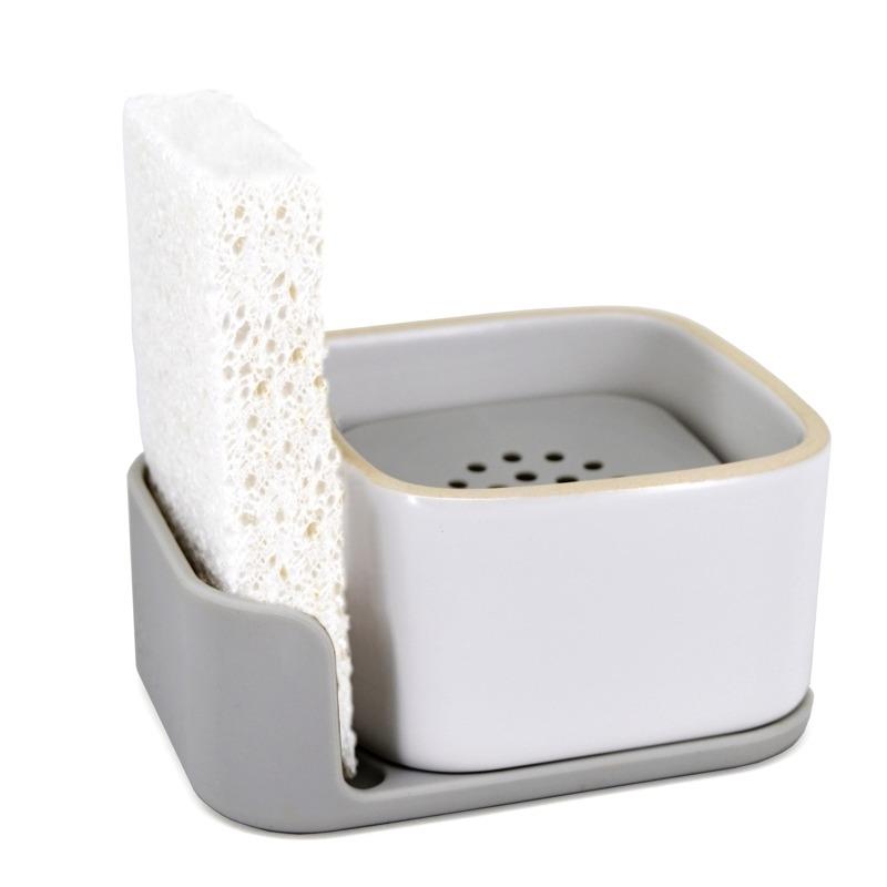 Full Circle Bubble-Up Foaming Soap Dispenser & Sponge