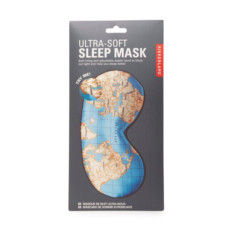 Kikkerland Maps Sleep Mask