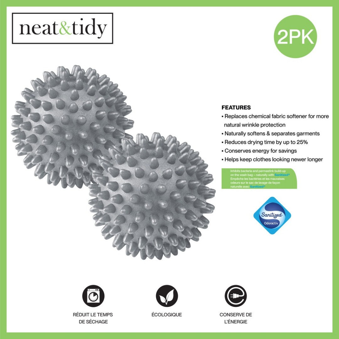 Neat &amp; Tidy Plastic Dryer Ball Set Of 2