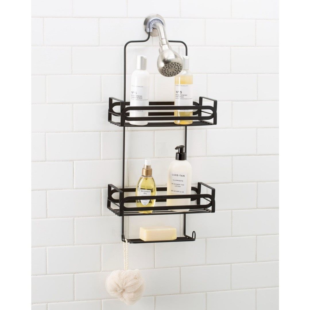 Moda At Home Granton Shower Caddy Black
