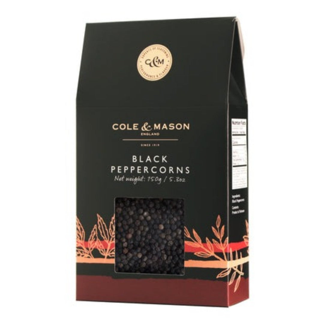 Cole & Mason Black Peppercorn Pouch 150g - iQ living