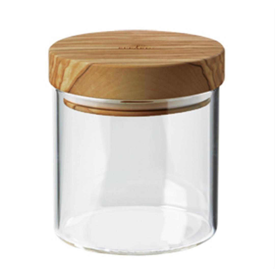 Berard Glass Jar With Olivewood Lid