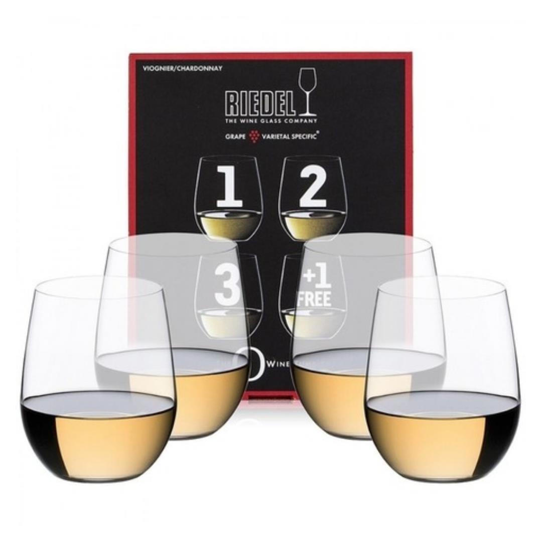 Riedel O Wine Tumbler Viognier/Chardonnay Set Of 4