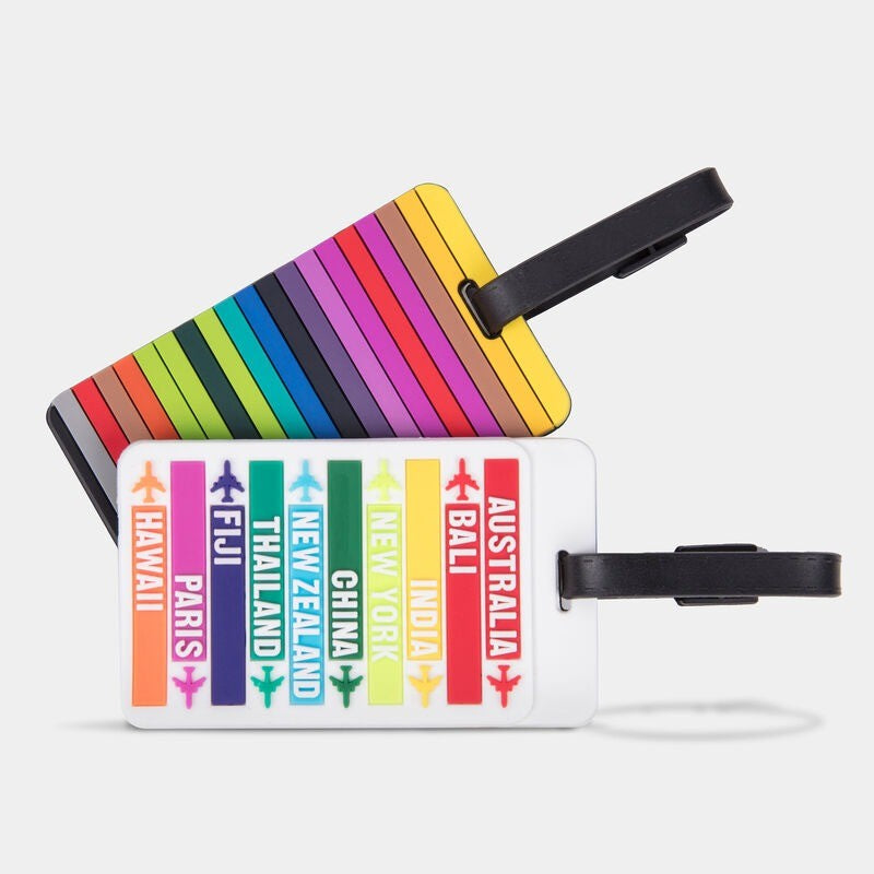 Travelon Luggage Tag Set Of 2 - Hot Spots