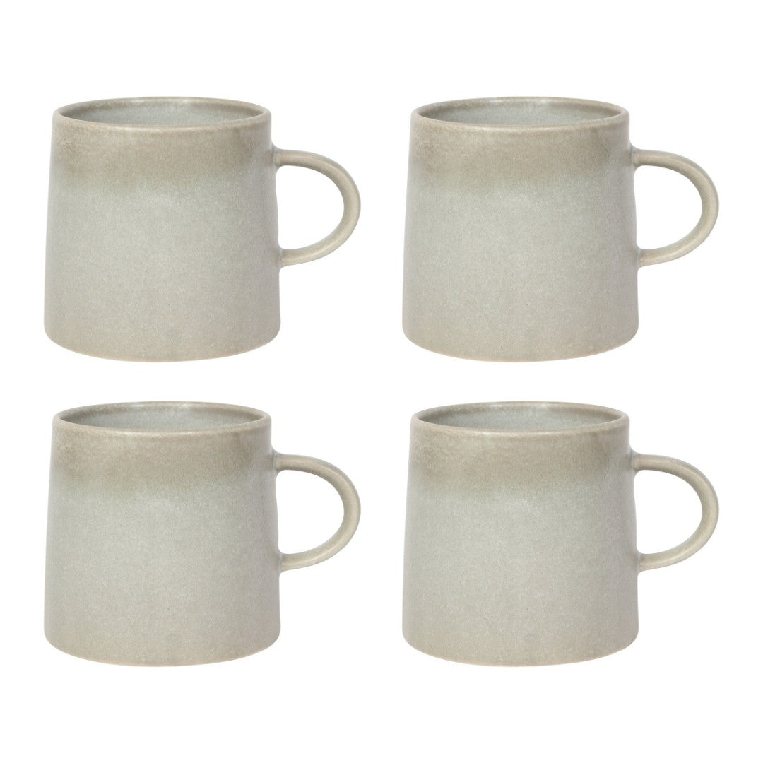 Danica Aquarius Sage Espresso Mug Set Of 4 - iQ living