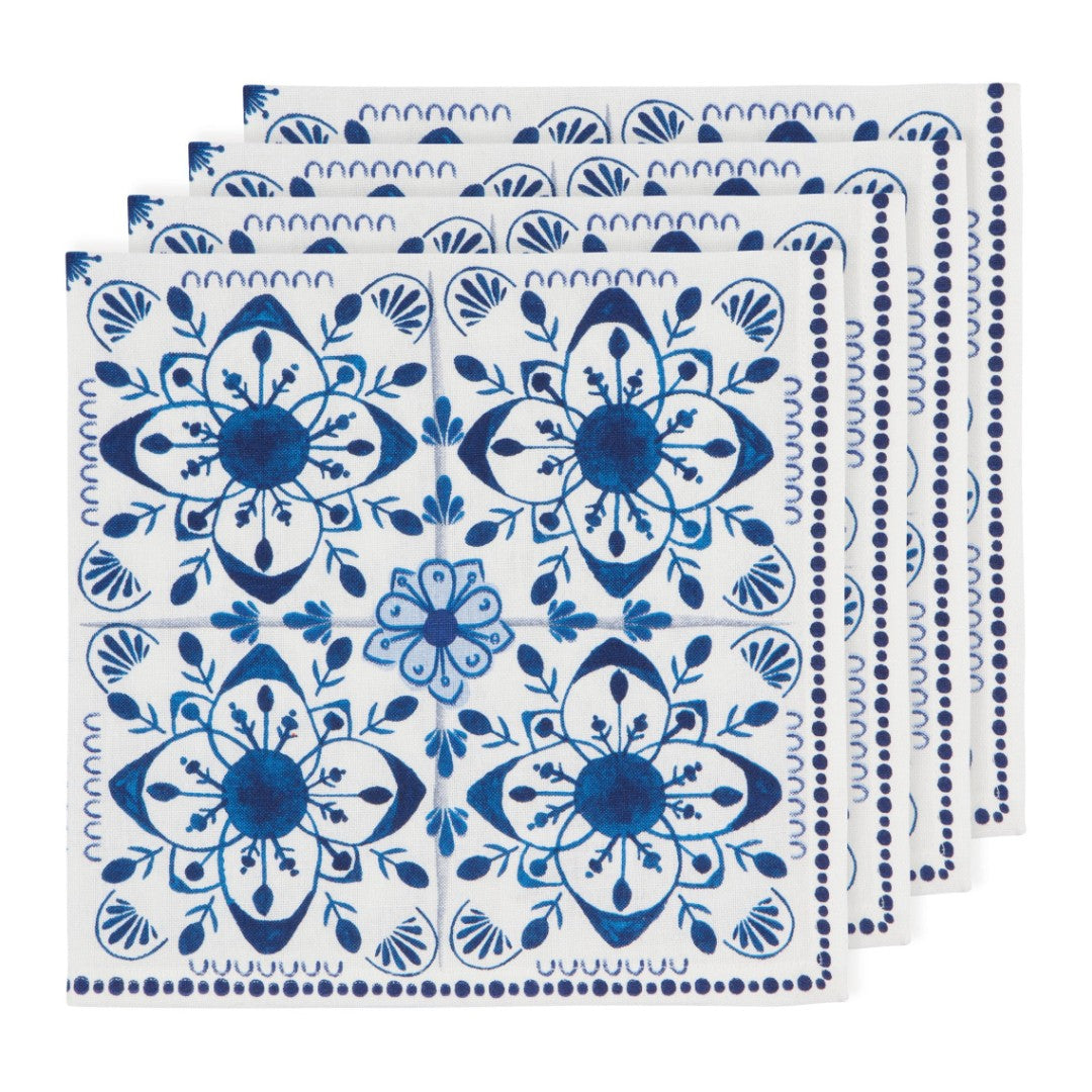Danica Porto Cotton Napkins Set Of 4