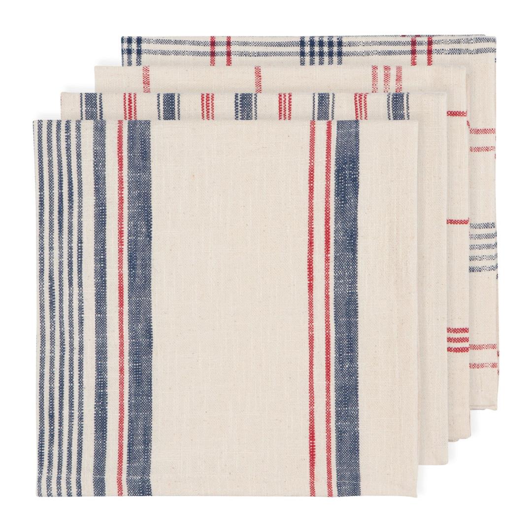 Danica Bastien Vintage French Napkin Set Of 4