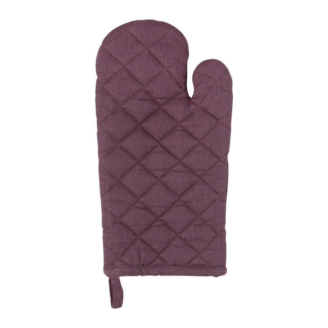 Danica Heirloom Oven Mitt Ash Plum