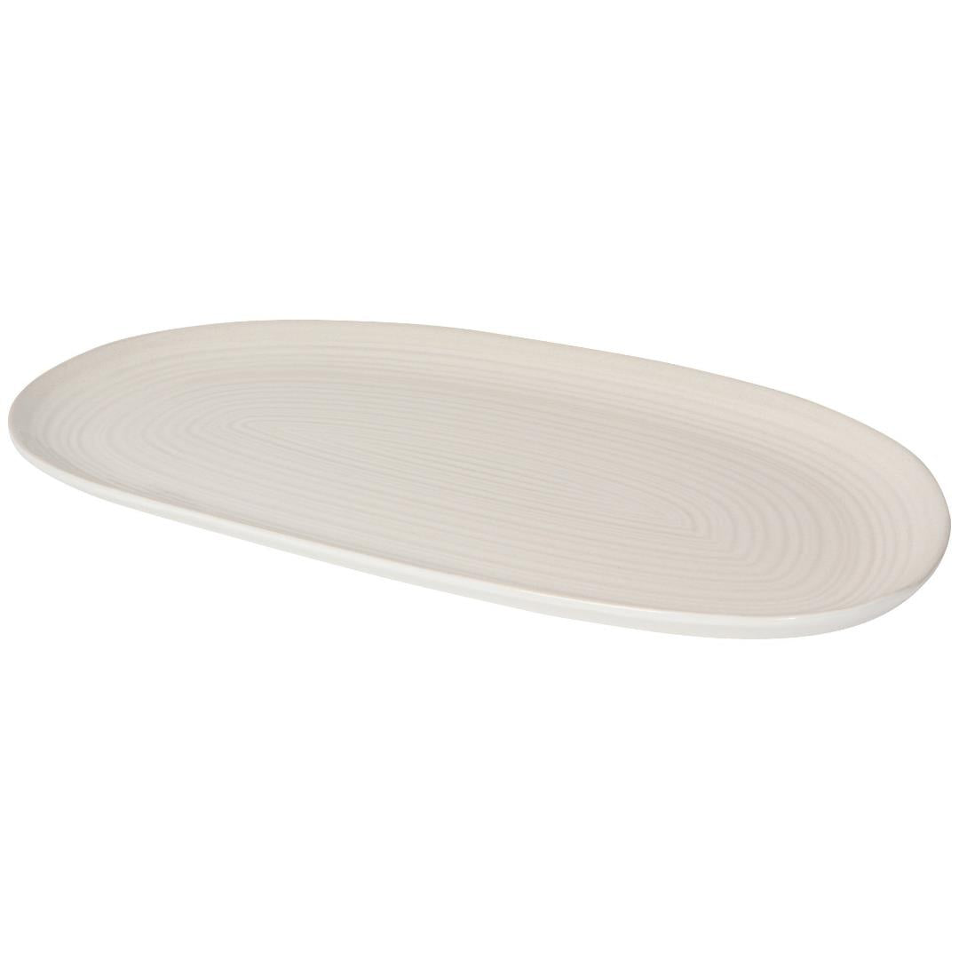 Danica Aquarius Oyster Oval Platter 15"