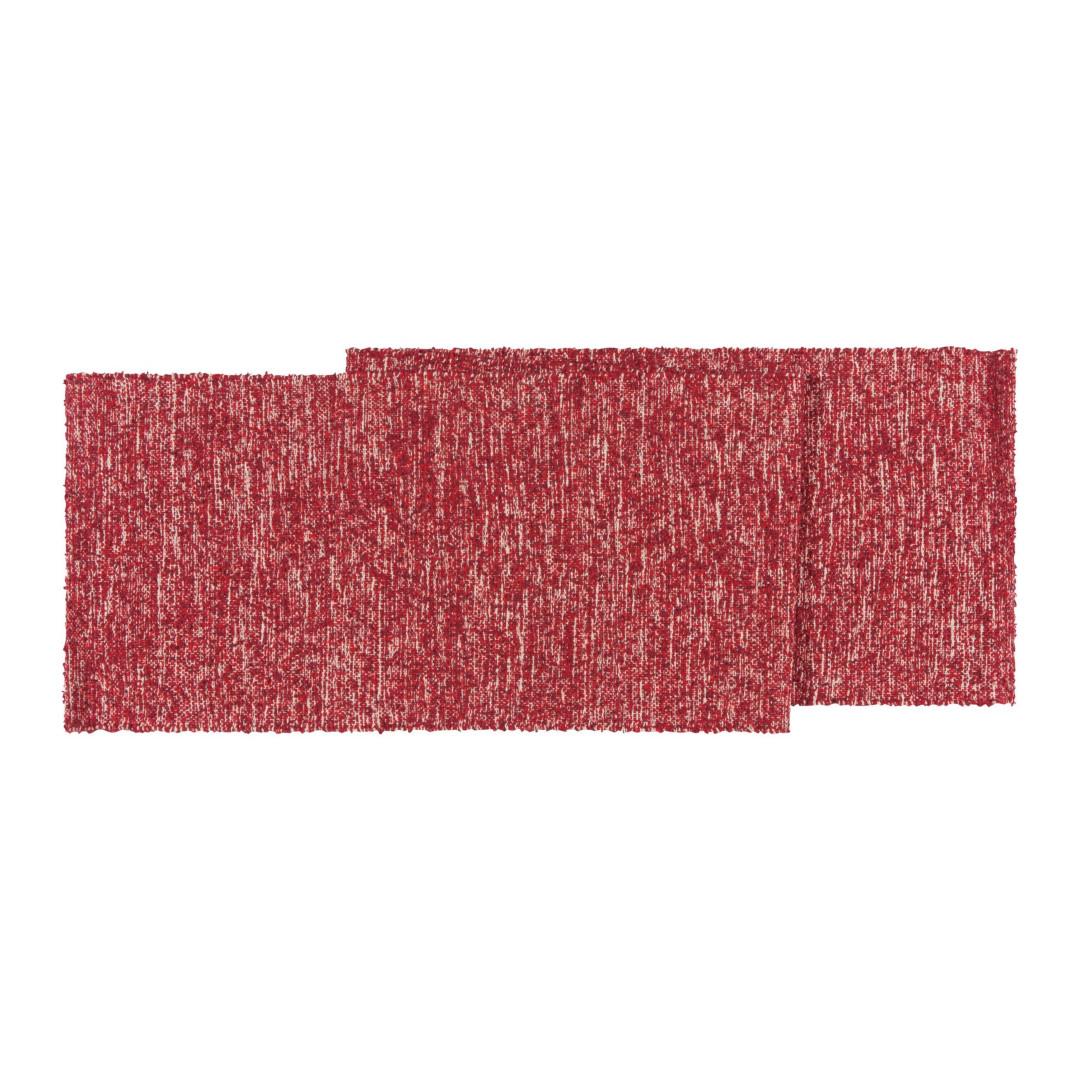 Danica Table Runner 72" Heather Chili Red