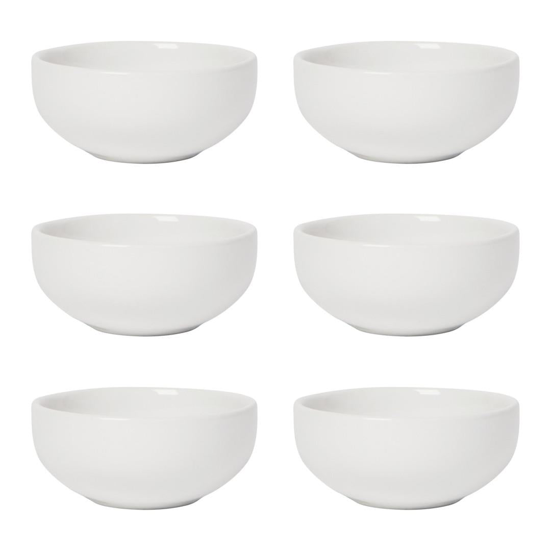 Now Designs Pinch Bowl Set Of 6 White