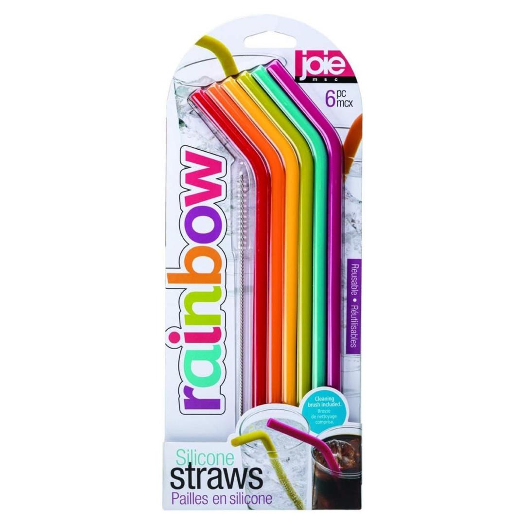 Joie Reusable Silicone Straws Set Of 6