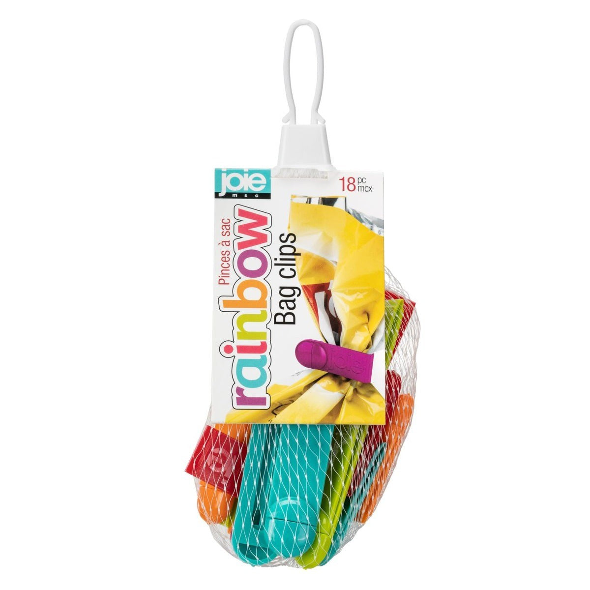 Joie Rainbow Bag Clips Pack Of 18