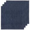 Danica Pinstripe Linen Napkins Set Of 4 Midnight