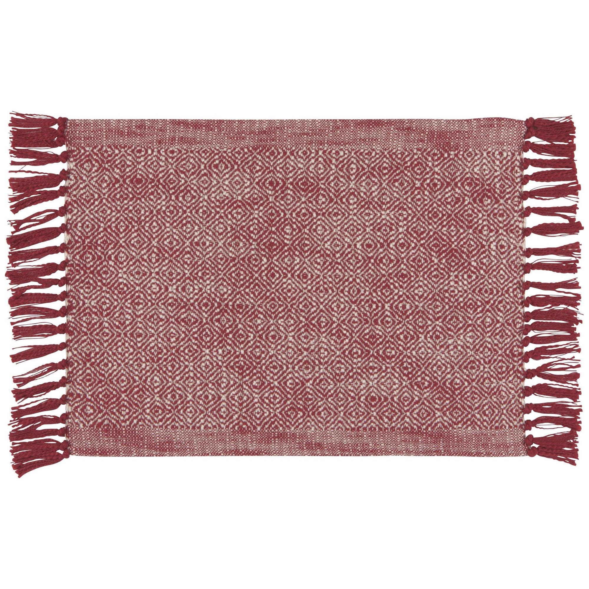 Danica Heirloom Hearthside Placemat Chili Red