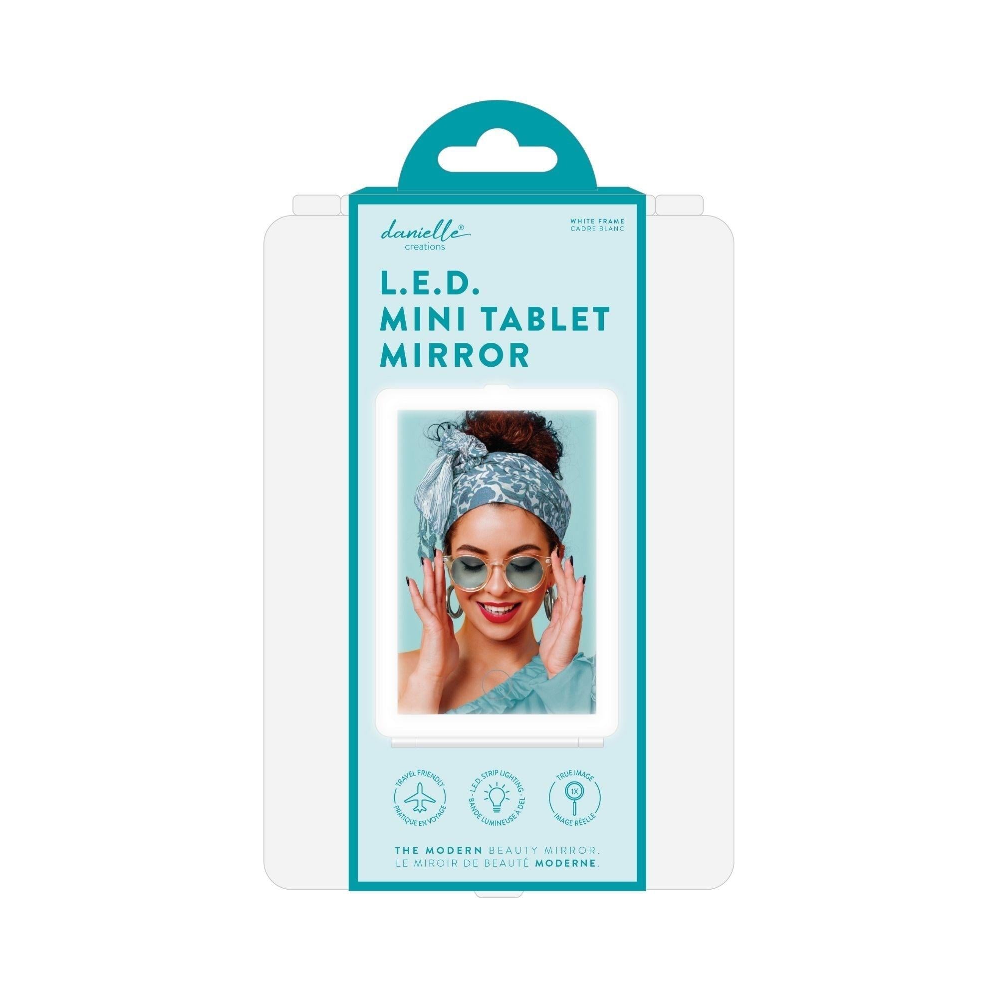 Danielle LED Travel Tablet Mirror - 1x