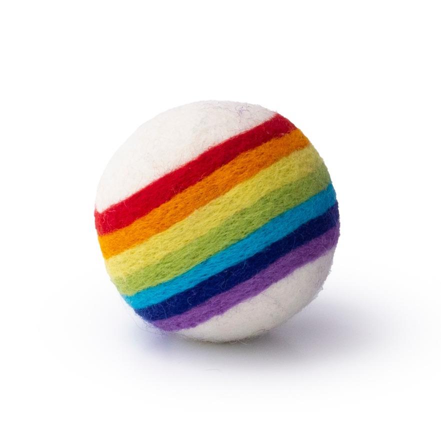 FriendSheep Eco Wool Dryer Ball Rainbow