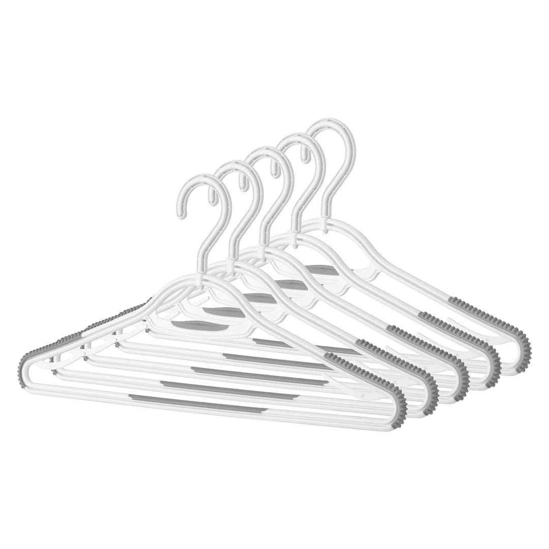 Whitmor Slim Sure Grip Swivel Hook Hangers Set Of 5