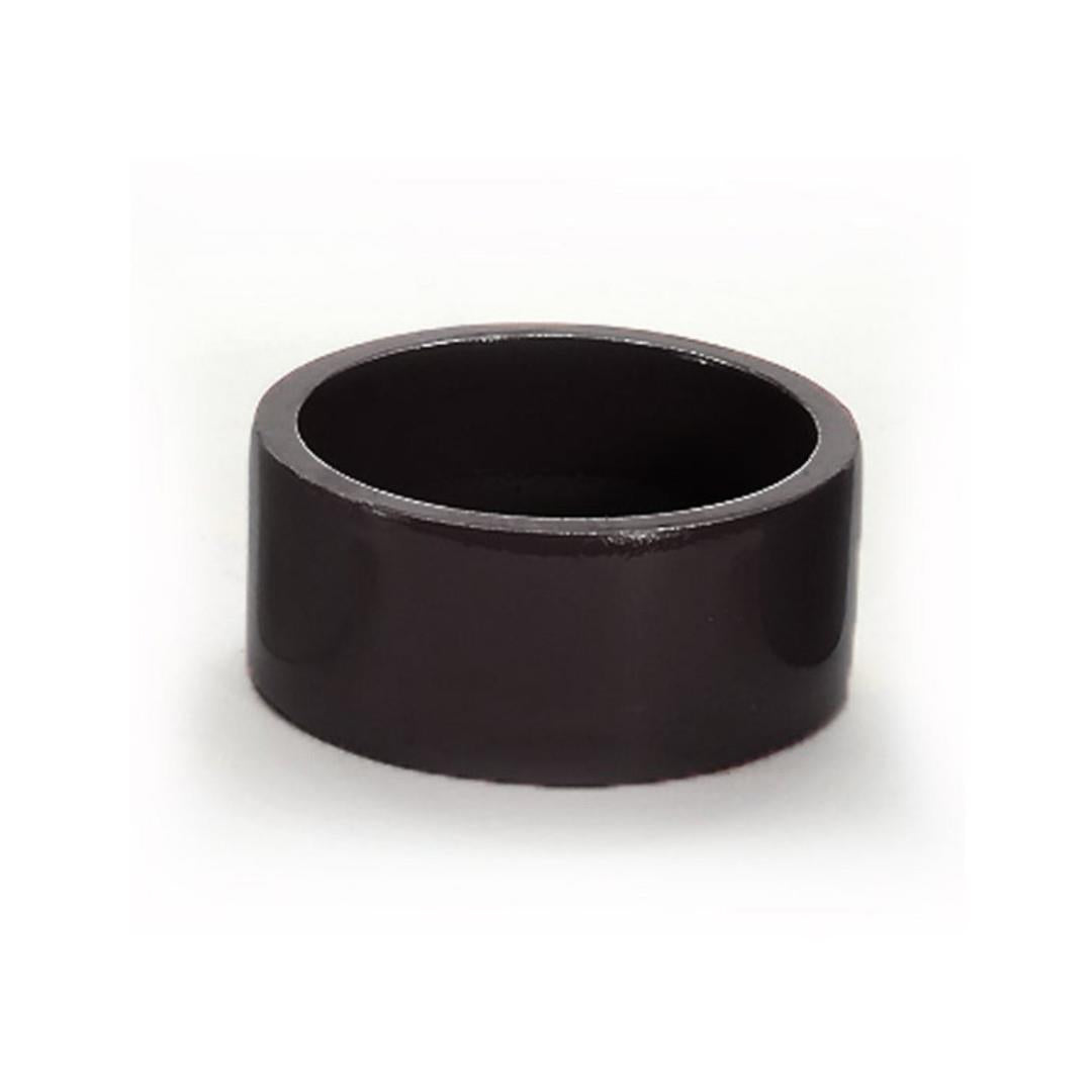 Harman Shiny Resin Napkin Ring Black