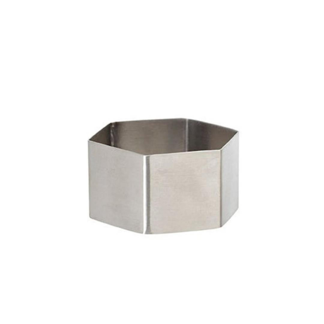 Harman Hexagon Napkin Ring Silver