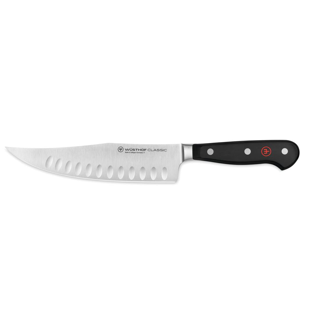 Wusthof Classic Black Hollow Edge Craftsman Knife 7"