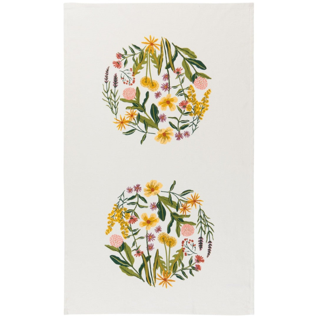 Now Designs Tea Towel Bees & Bloom