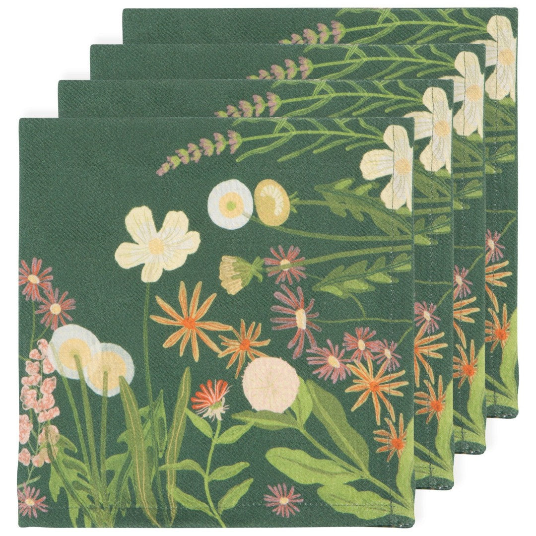 Now Designs Clean Coast Napkin Set Of 4 Bees & Bloom