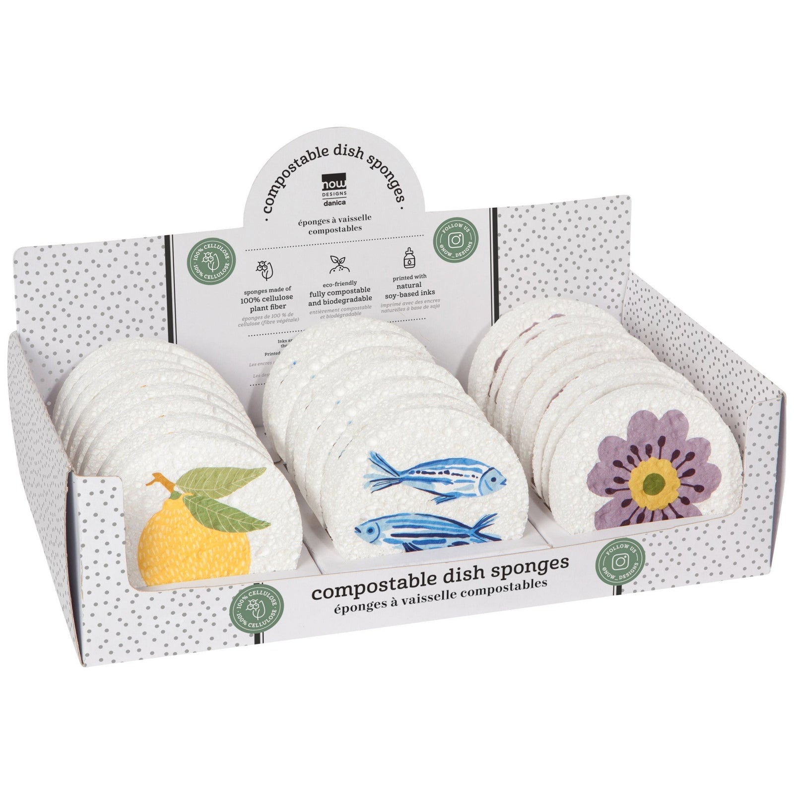 Now Designs Market Day Compostable Sponge - iQ living