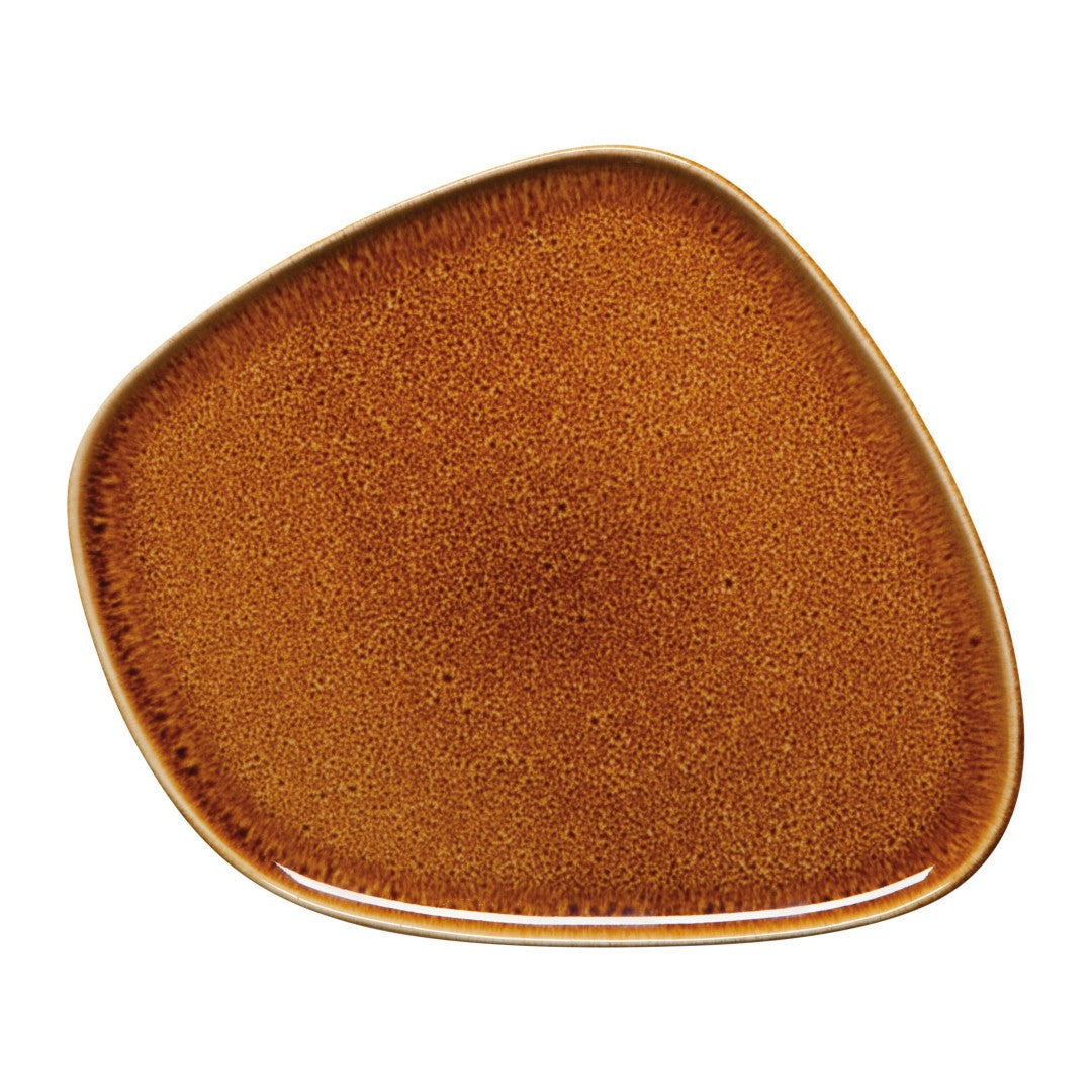 Danica Tumble Burnt Orange Plate 7"