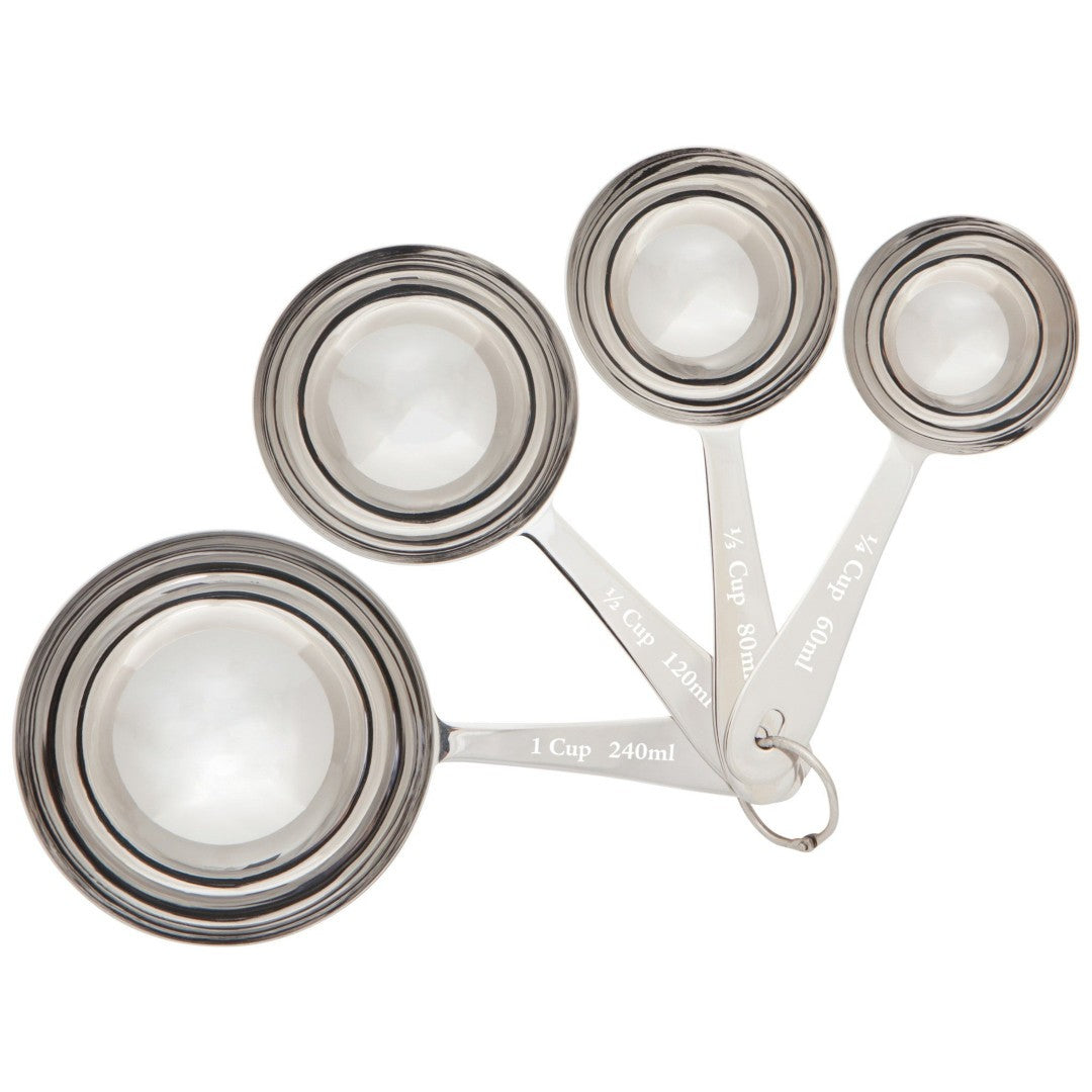 Danica Stainless Steel Silver Measuring Cup Set Of 4