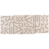 Danica Beige Puzzle Table Runner 72"