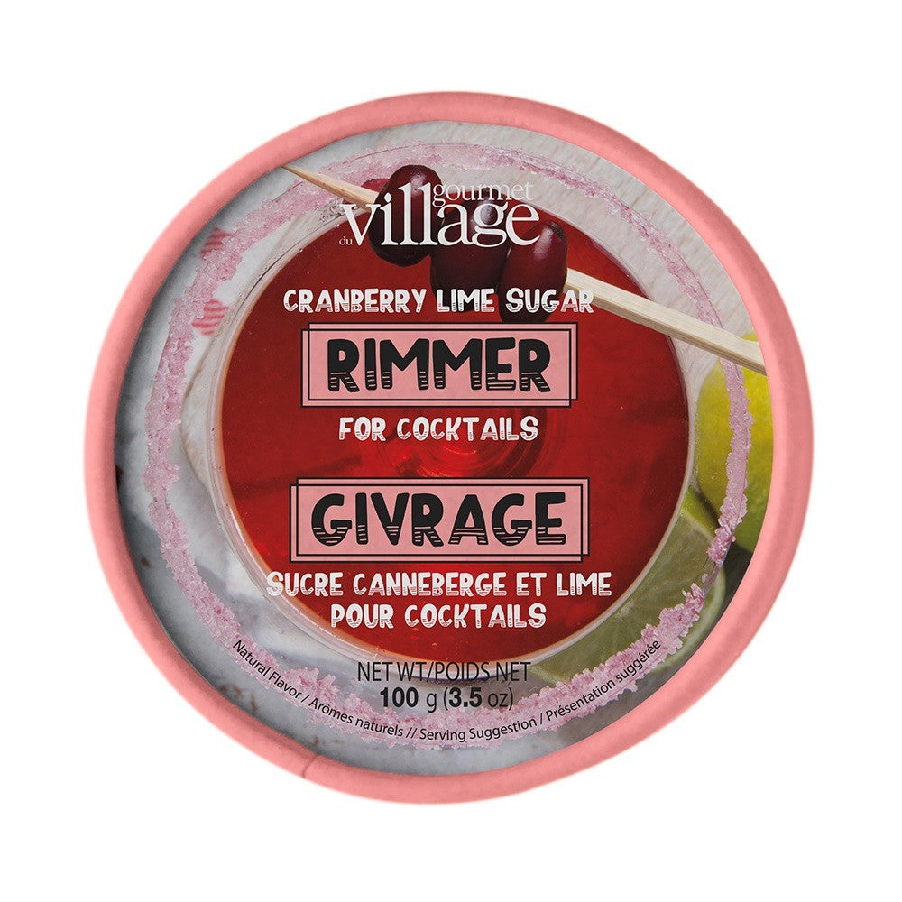Gourmet Du Village Cocktail Rimmer - Cranberry Lime Sugar