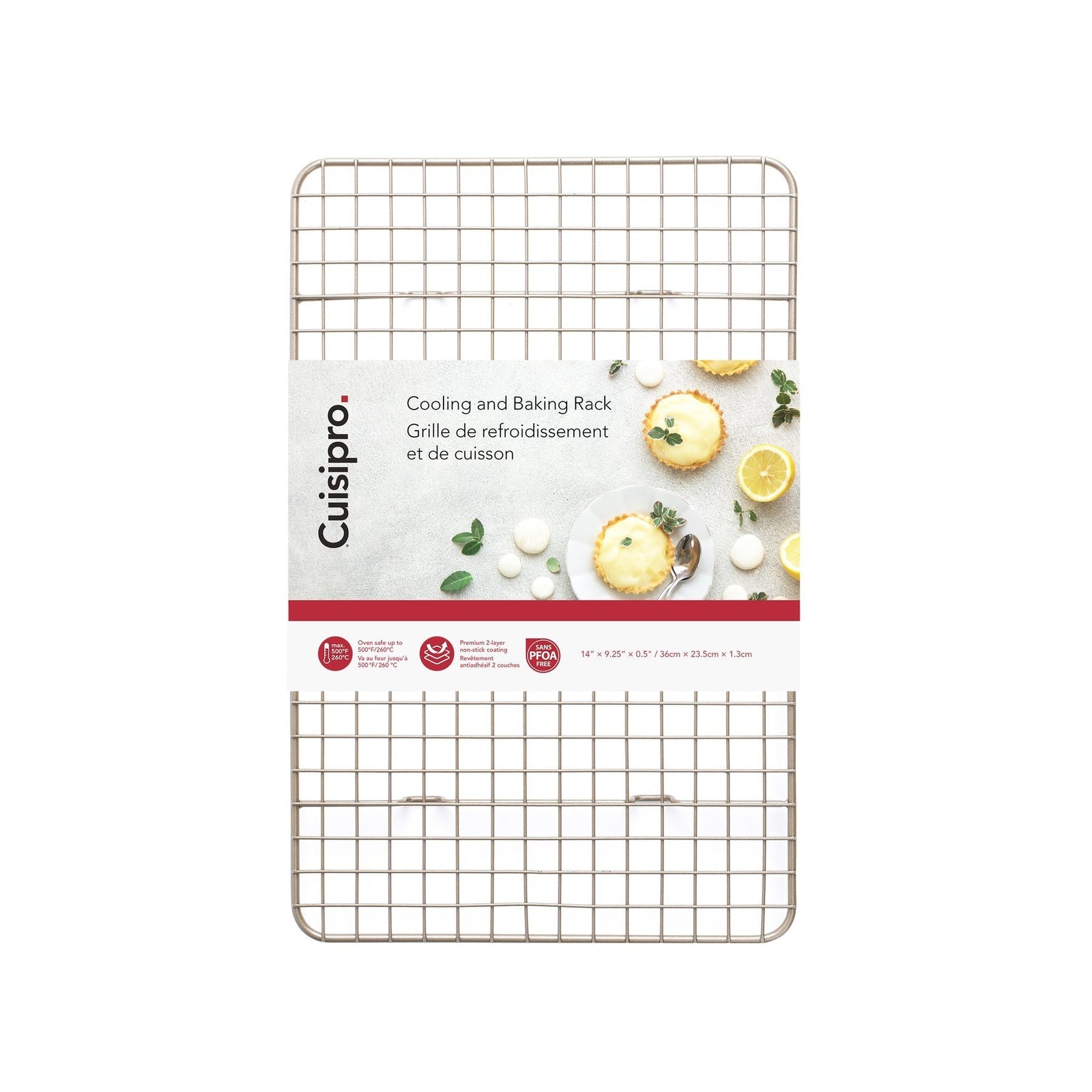Cuisipro Carbon Cooling Rack 14" x 9.25" - iQ living