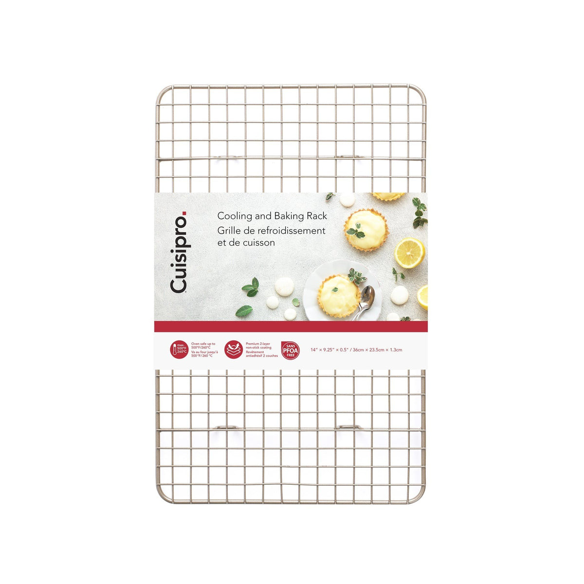 Cuisipro Carbon Cooling Rack 14" x 9.25" - iQ living