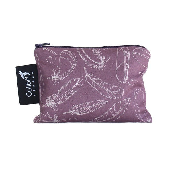 Colibri Reusable Snack Bag - Feather - iQ living