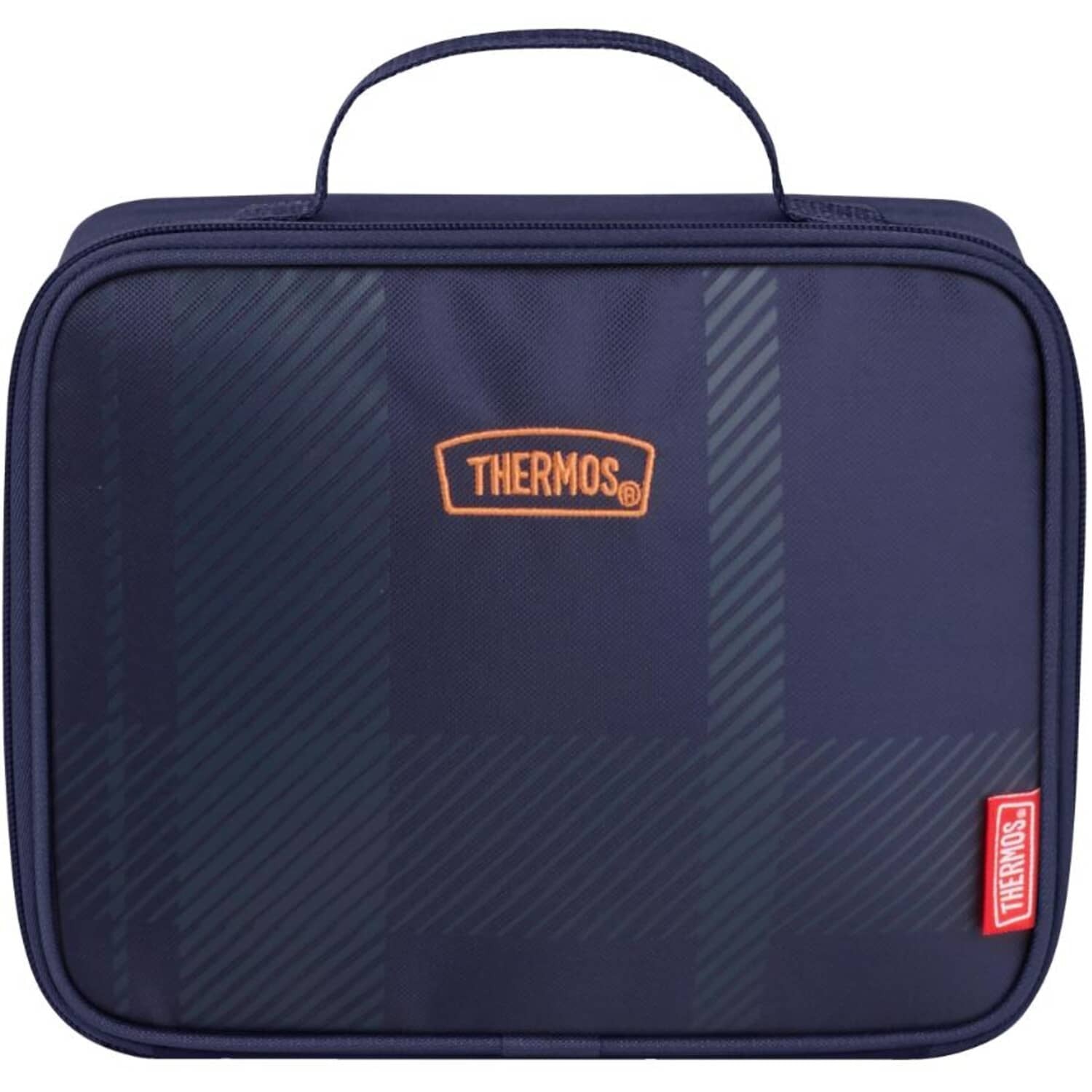 Thermos Lunch Box Navy Plaid