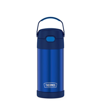 Thermos FUNtainer 12oz Water Bottle Navy Blue