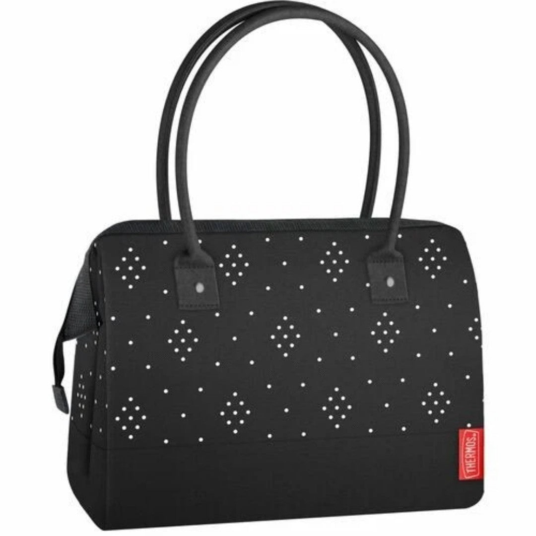 Thermos Raya Duffle 'Black Dot' Insulated Lunch Bag